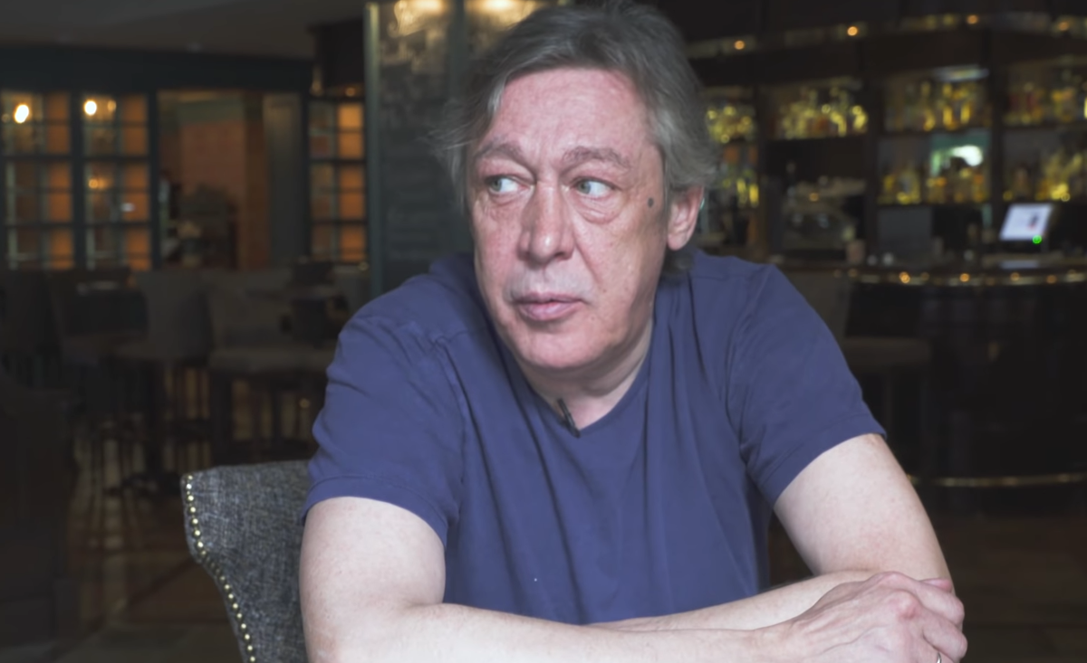 Михаил Ефремов. Фото: YouTube / @GQRussia