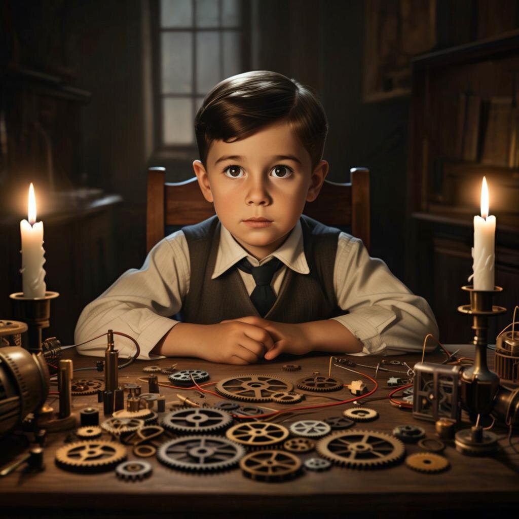 Маленький Никола Тесла