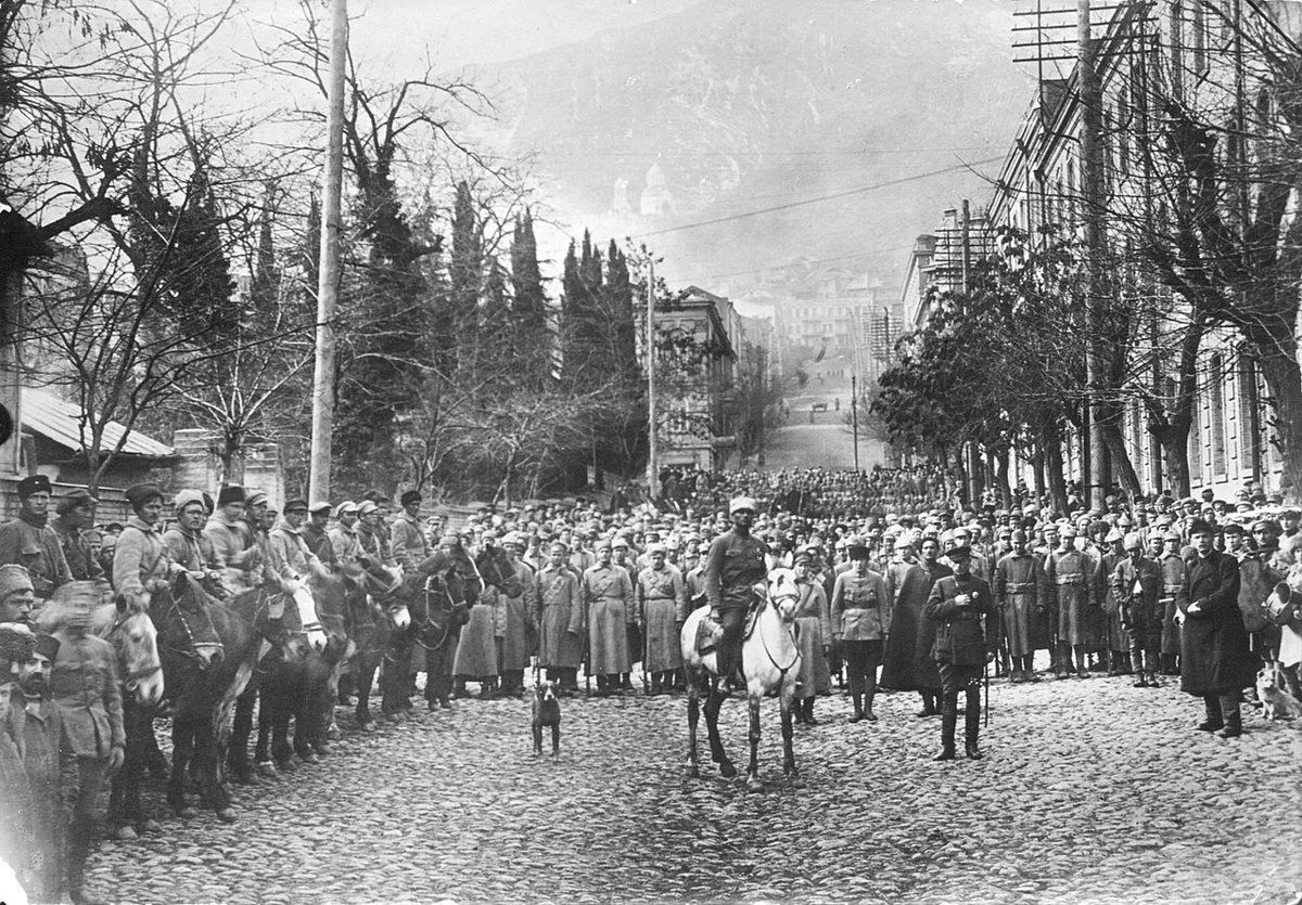Красная Армия в Тифлисе, 25 февраля 1921 года.