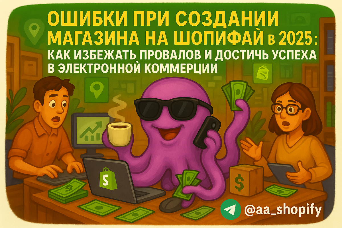    Ошибки при создании магазина на Шопифай в 2025 году: как избежать провалов и достичь успеха в электронной коммерции aa_ecom