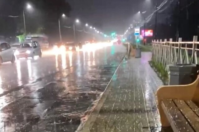    Град в Северном микрорайоне Фото: Телеграм-канал Хабарейро | Хабаровск