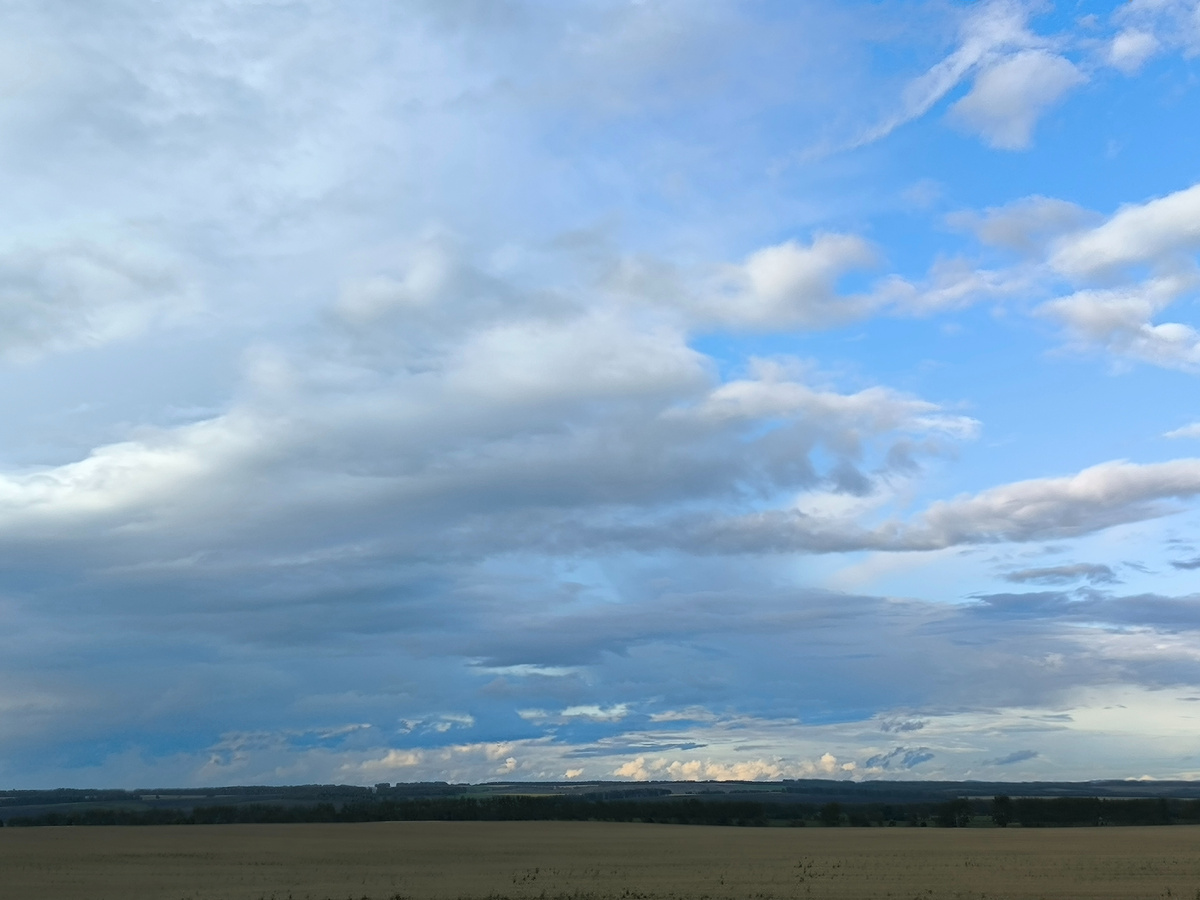 Облака по трассе до Кемерово