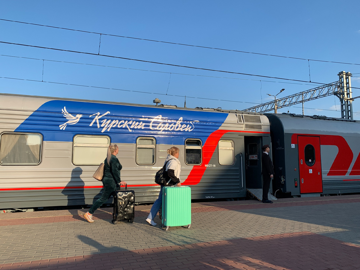 Вагоны возрождённого поезда. Источник - группа ВК "Нескучный Курск"