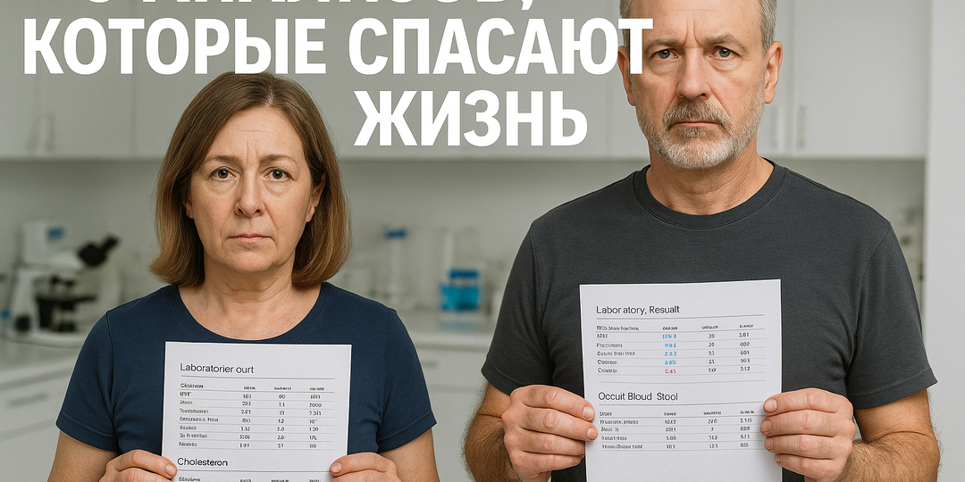 Какие 5 простых анализов, спасают жизнь после 40 лет?!