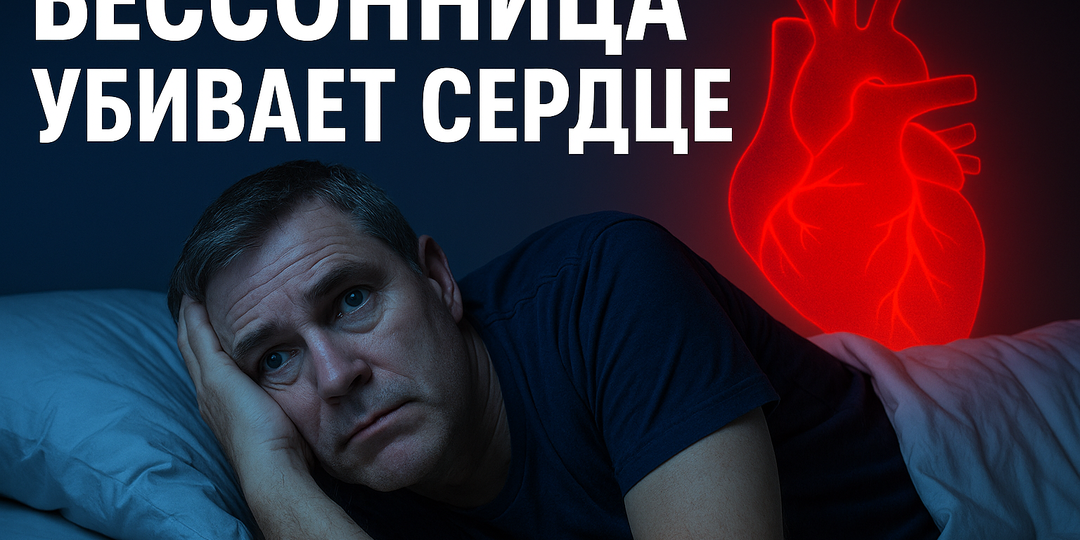 Почему бессонница усиливает риск инфаркта?