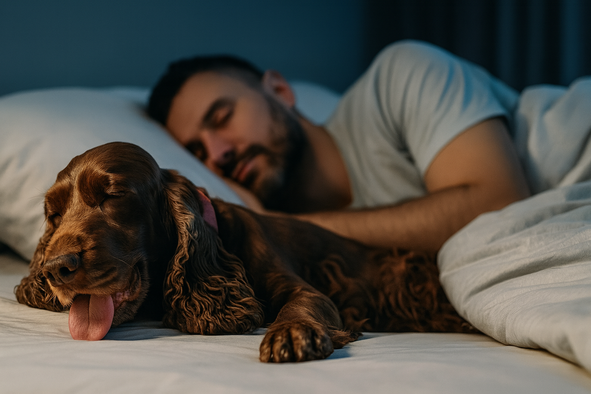 Мика на сгенеированном изображении спит с каким-то посторонним мужуком, хозяйка недовольна. 