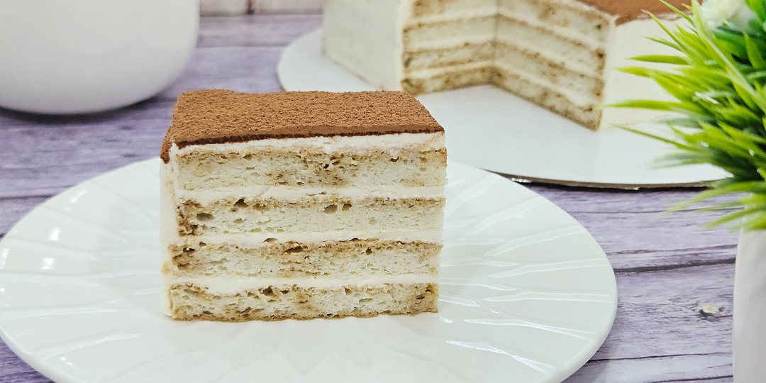 ПП торт ТИРАМИСУ без сахара, без глютена. Низкокалорийный десерт