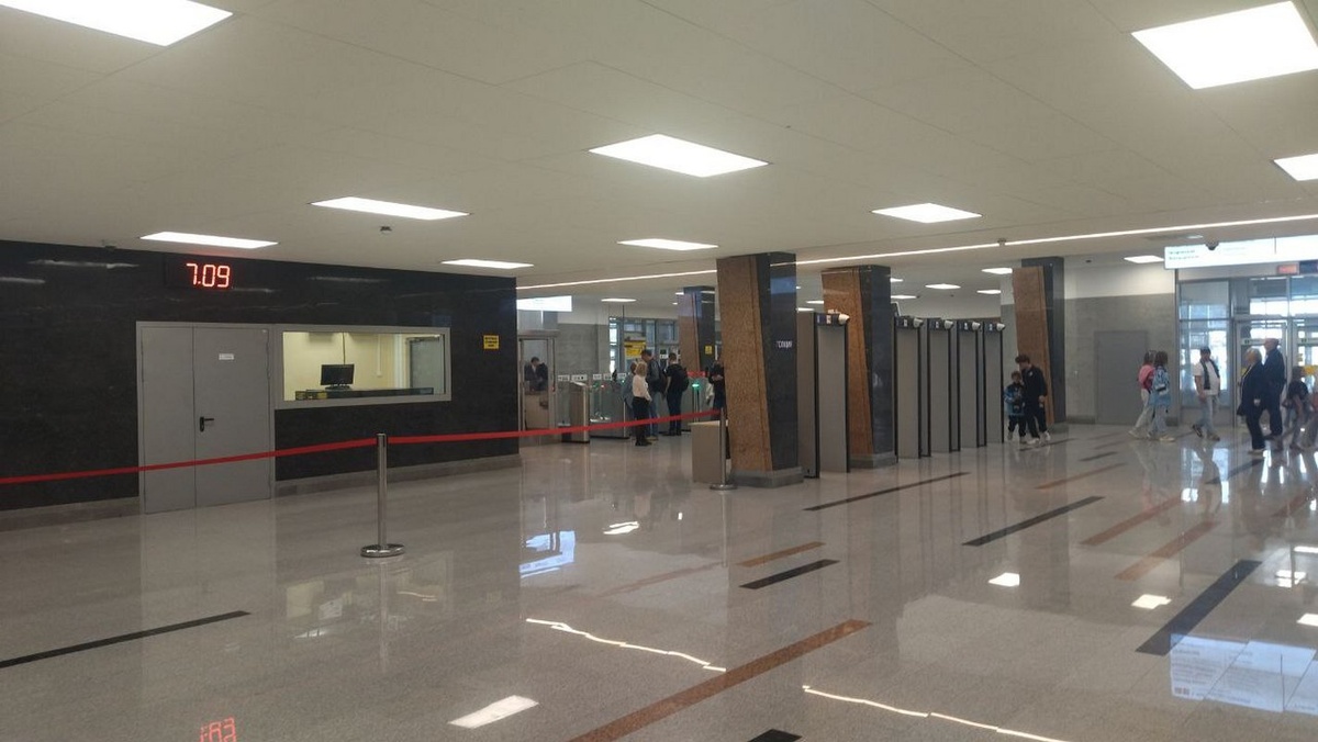 Станция метро открылась.  Фото: Фото: ФедералПресс / Екатерина Ломакина