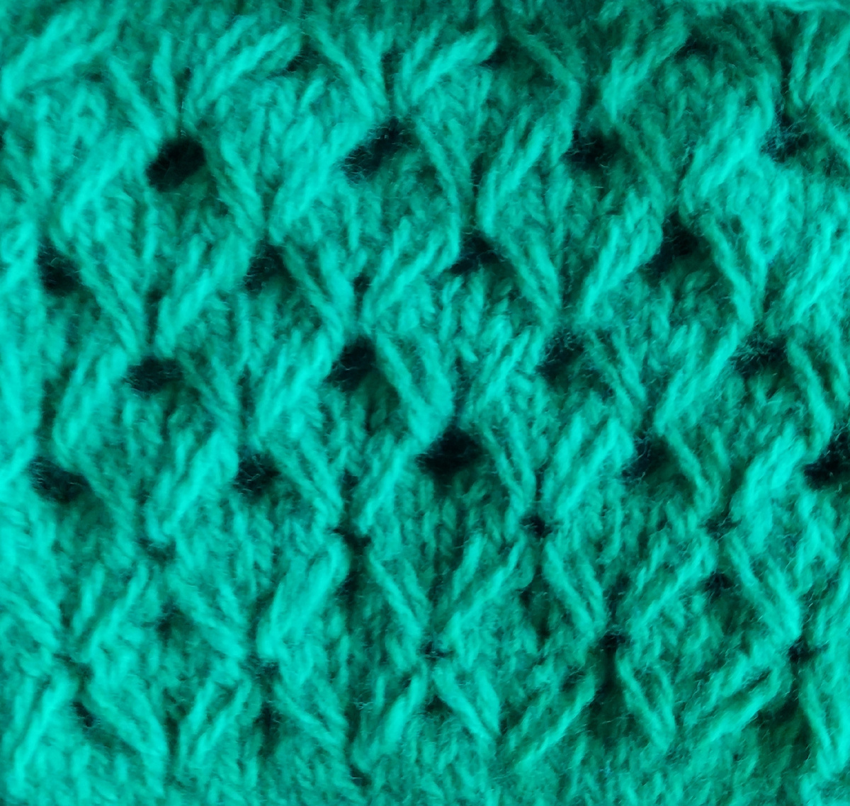 Лицевая сторона узора