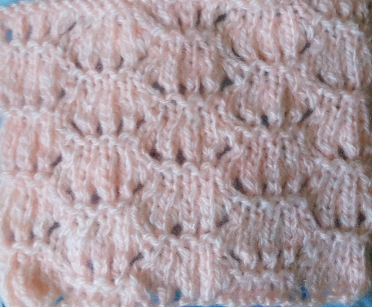 Лицевая сторона узора.