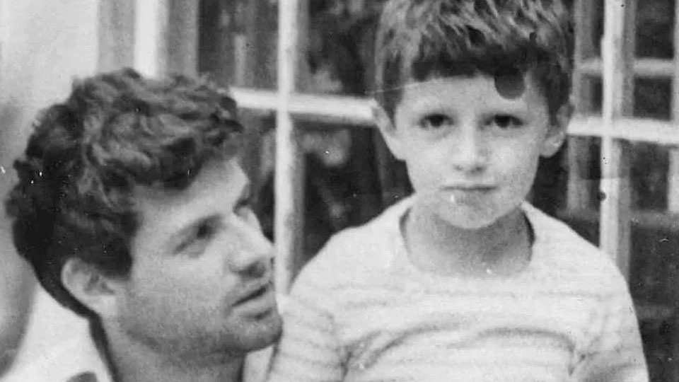 Михаил Ширвиндт в дестве в отцом