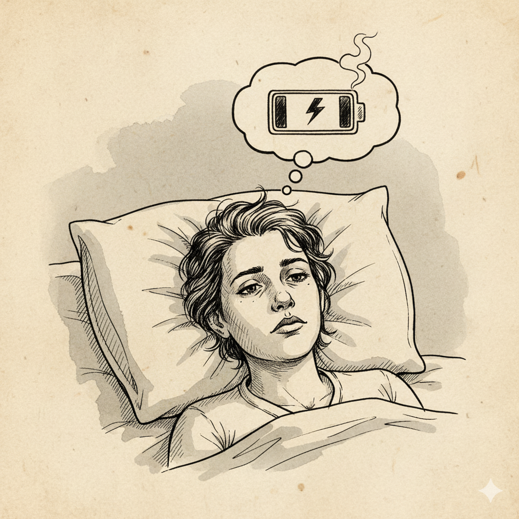 1. Постоянная усталость, даже после сна 😴
Чувство, будто батарейка всегда на нуле? Вы просыпаетесь уже уставшими, а к вечеру силы исчерпаны полностью? Это не просто "недосып", это может быть сигналом эмоционального истощения.