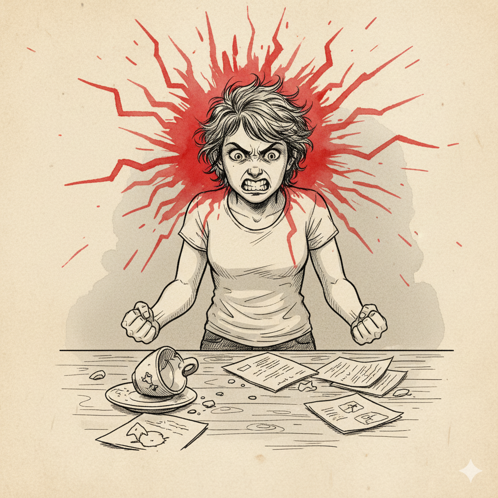 2. Раздражительность по пустякам 😠
Вы часто срываетесь на близких или испытываете гнев из-за мелочей, на которые раньше не обратили бы внимания? Это может быть признаком перегрузки нервной системы.