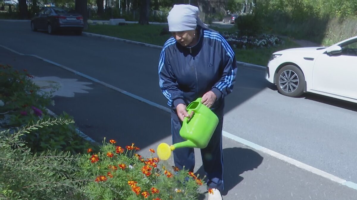 Всю свою сознательную жизнь Венера Салаховна занимается озеленением газонов.