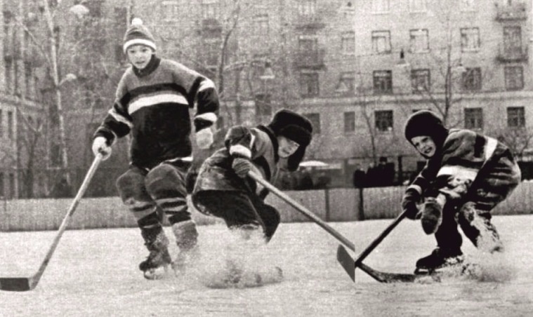 Хоккей во дворе
