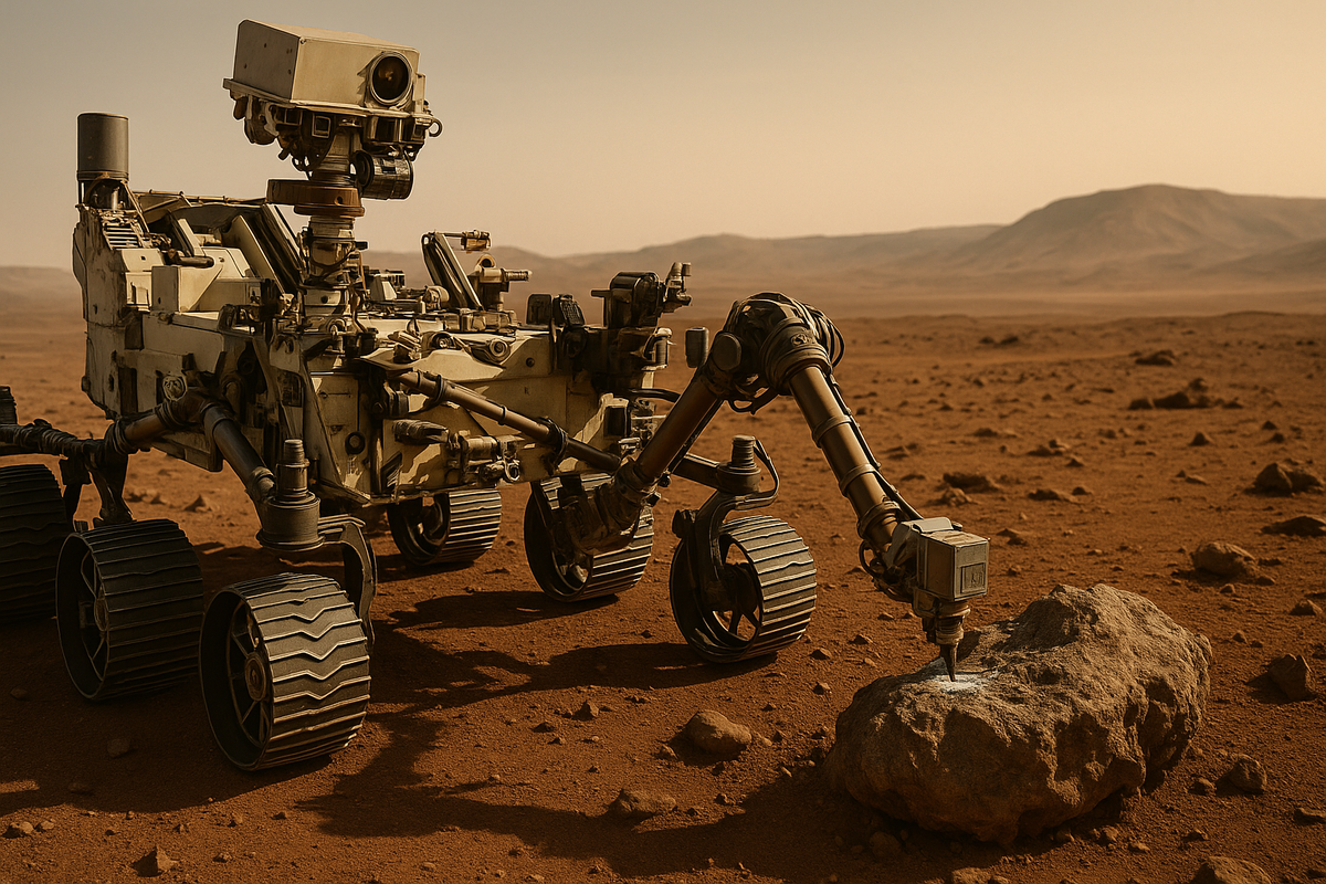 Визуализация марсохода Perseverance