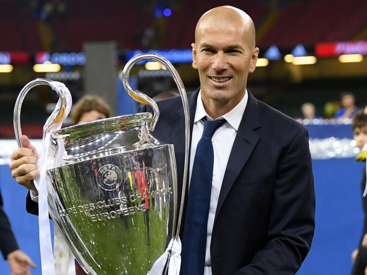    Тренер Зинедин Зидан© Фото : Пресс-служба УЕФА