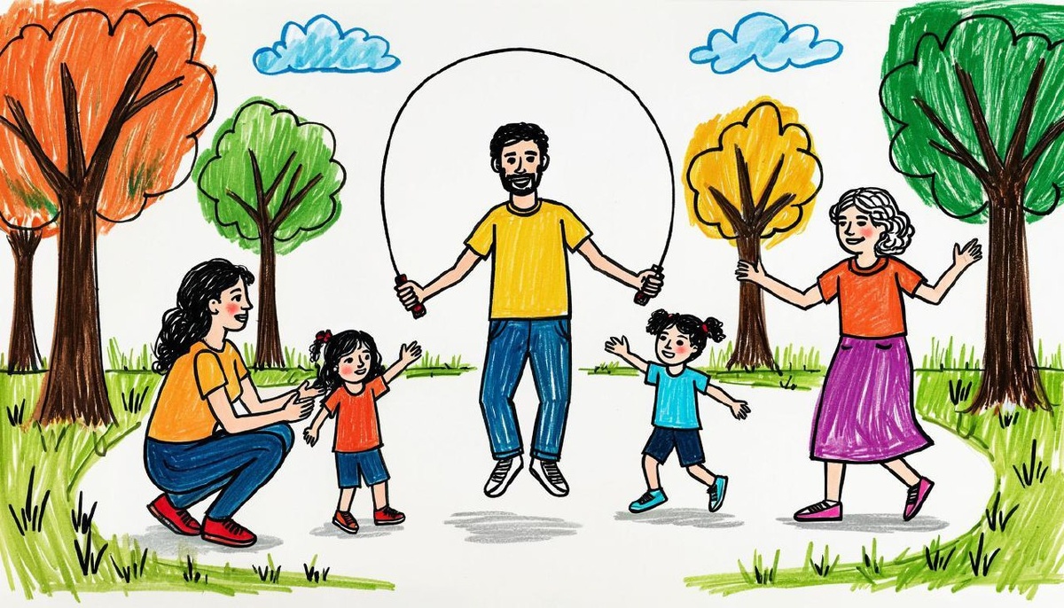 Устройте с семьёй активные игры на свежем воздухе. 