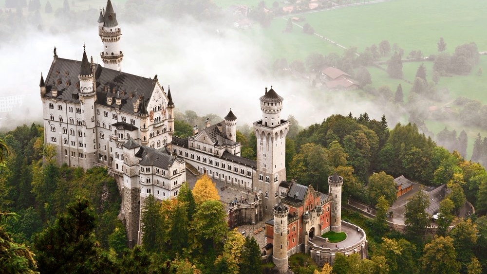 Замок Нойшванштайн в Баварии