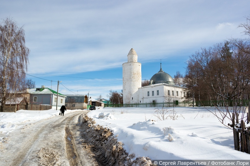 Ханская мечеть с минаретом. Касимовский краеведческий музей