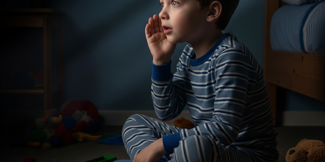 Малыш разговаривает ночью с «другом», которого никто не видит