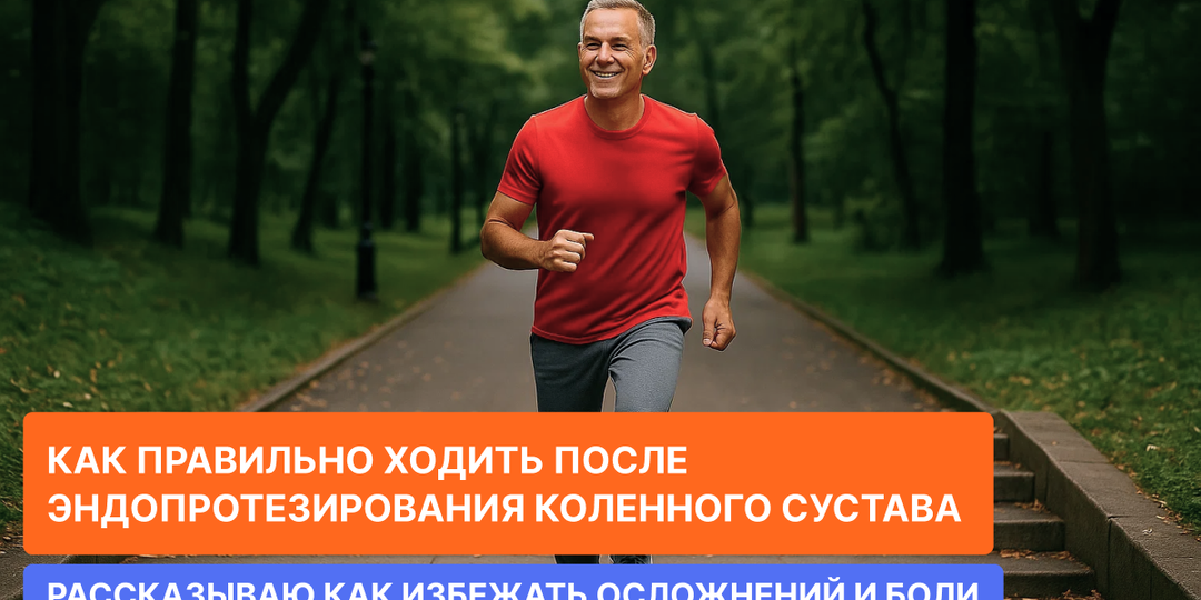 Как правильно ходить после эндопротезирования коленного сустава. Рассказываю, как избежать осложнений и боли