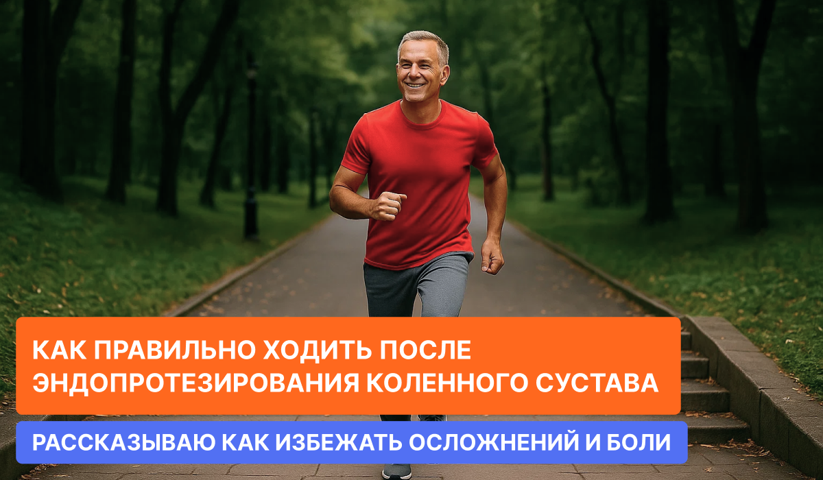 Как правильно ходить после эндопротезирования коленного сустава