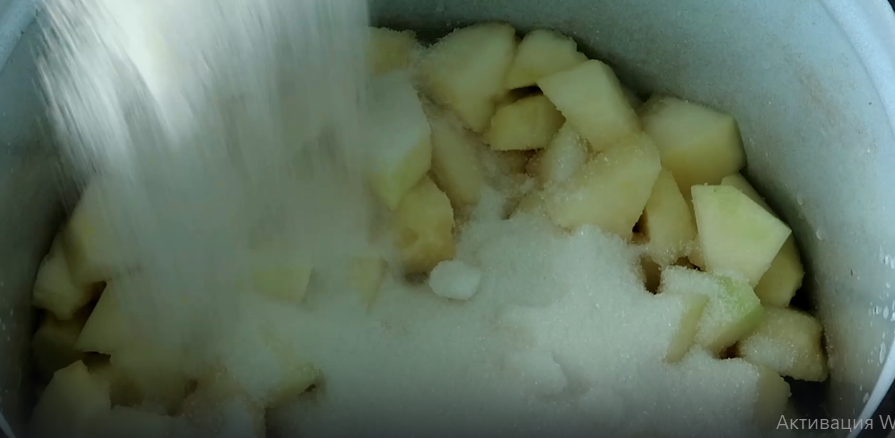 Засыпаем сахаром