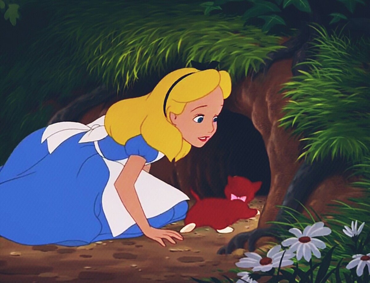 Уолт Дисней Алиса в стране чудес 1951. Иллюстрация из интернета в свободном доступе.