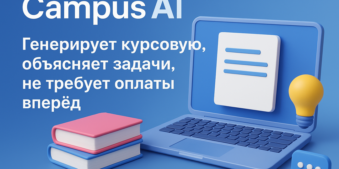 Кампус AI — нейросеть для школьников и студентов вместо дорогого репетитора