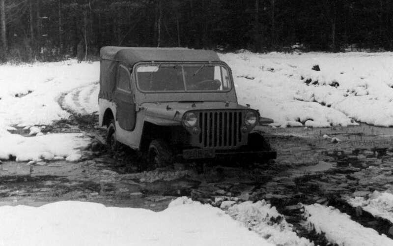 Первый образец Москвича-415 – вылитый Willys MB.