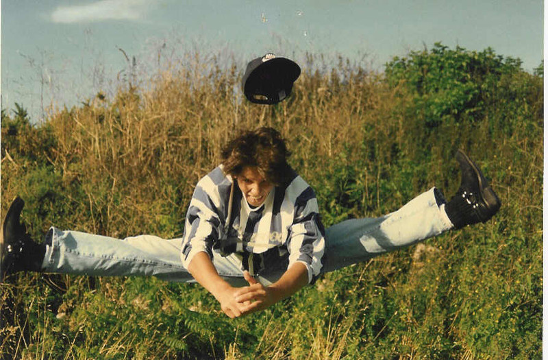 Скотт Эдкинс в детстве.