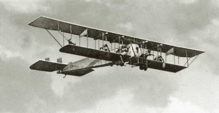 Самолет «Илья Муромец» в полёте