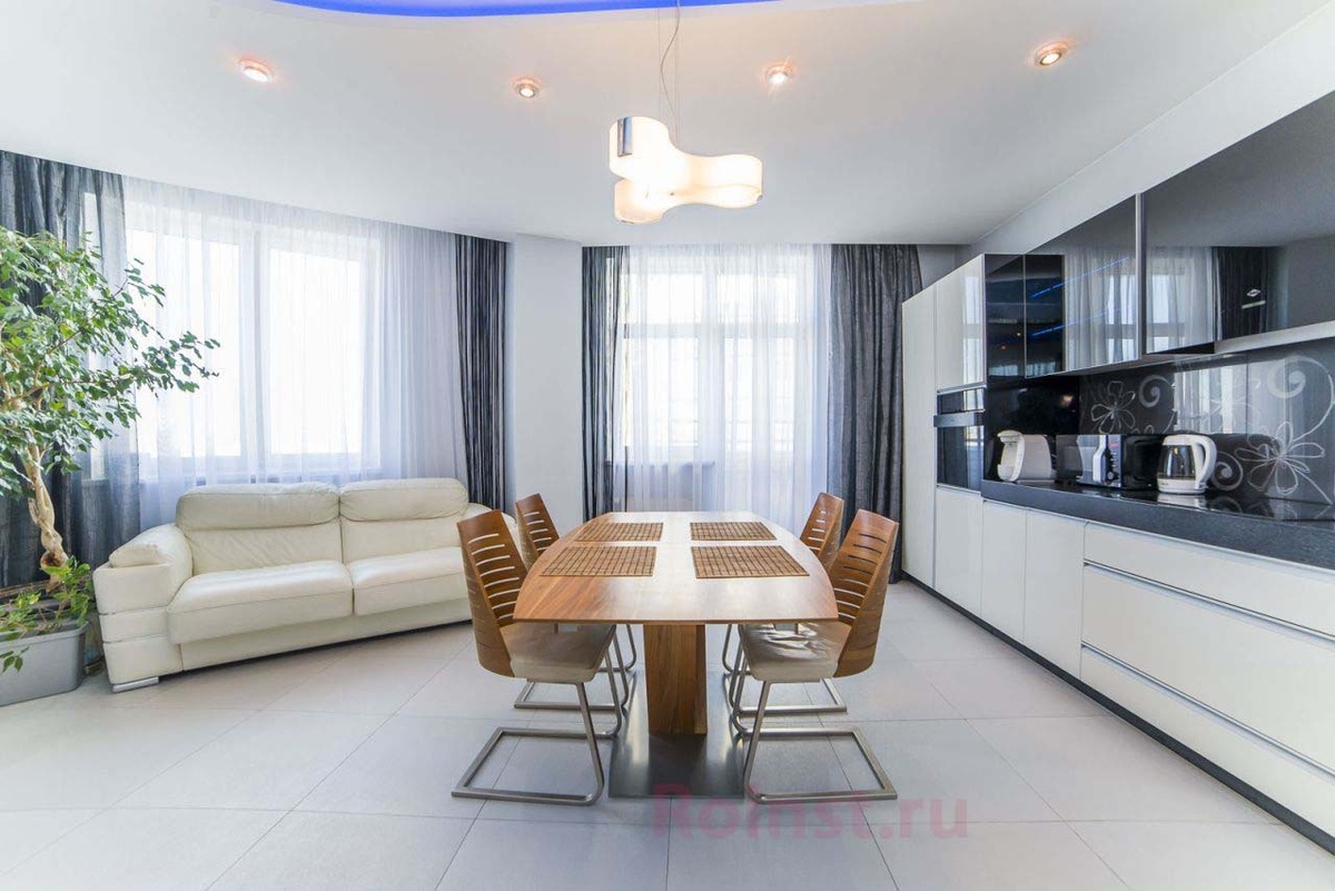 Кухня с интегрированной ручкой