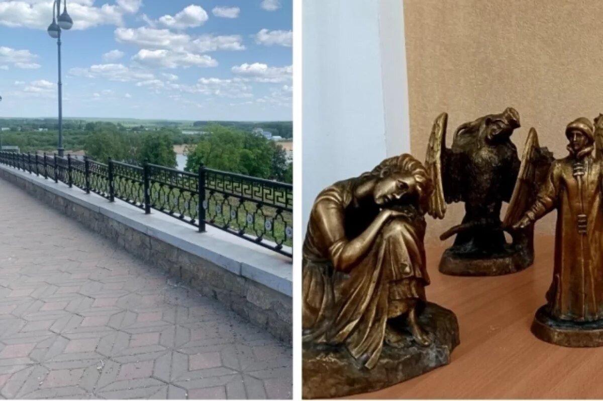    Маленькие арт-объекты по мотивам творчества художника Виктора Васнецова простояли в городе совсем недолго