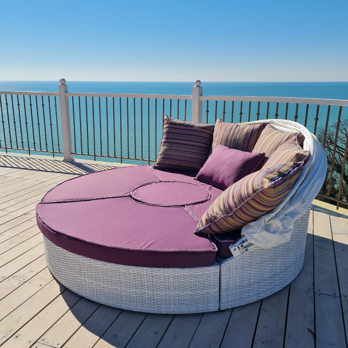 Пляжная кровать ракушка