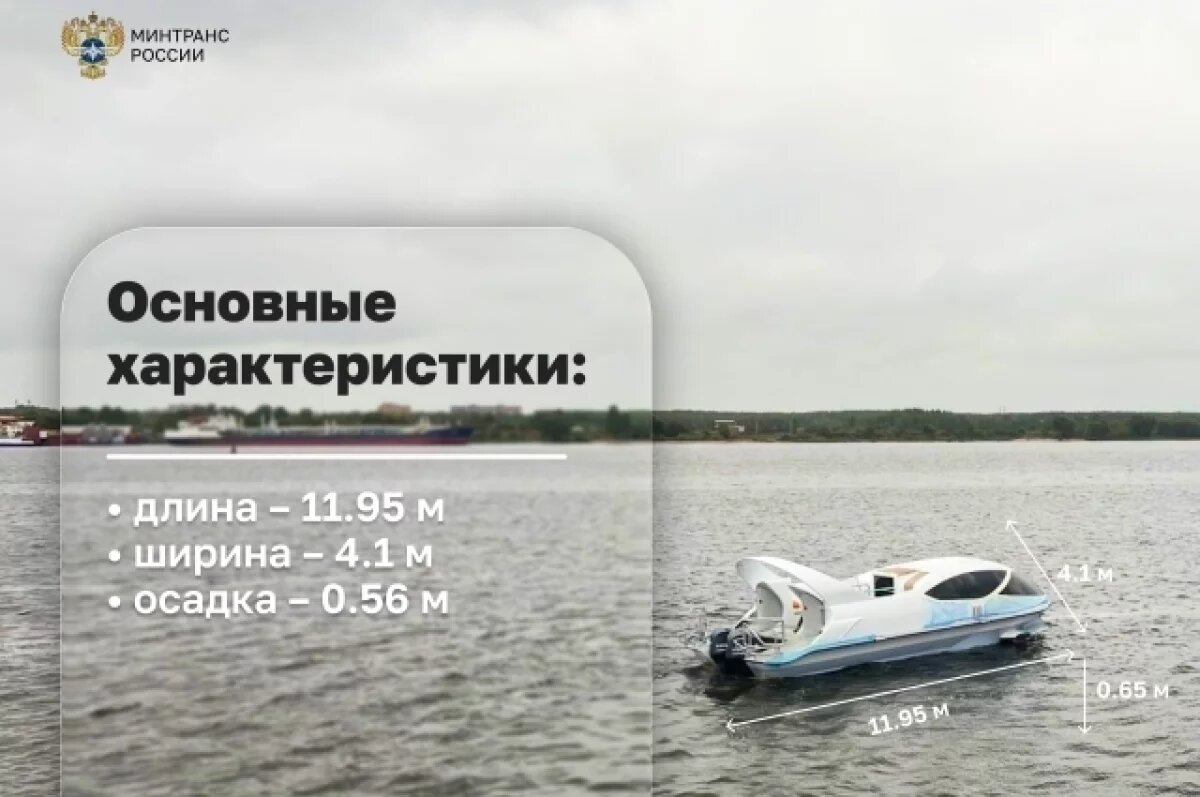    В Ярославле спустила на воду новый пассажирский катер проекта L390