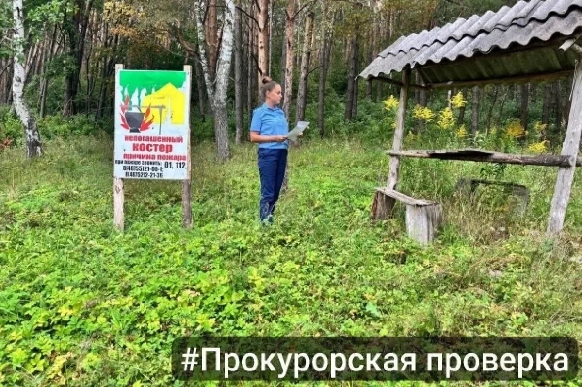    В Тульской области нашли нарушения на природной территории