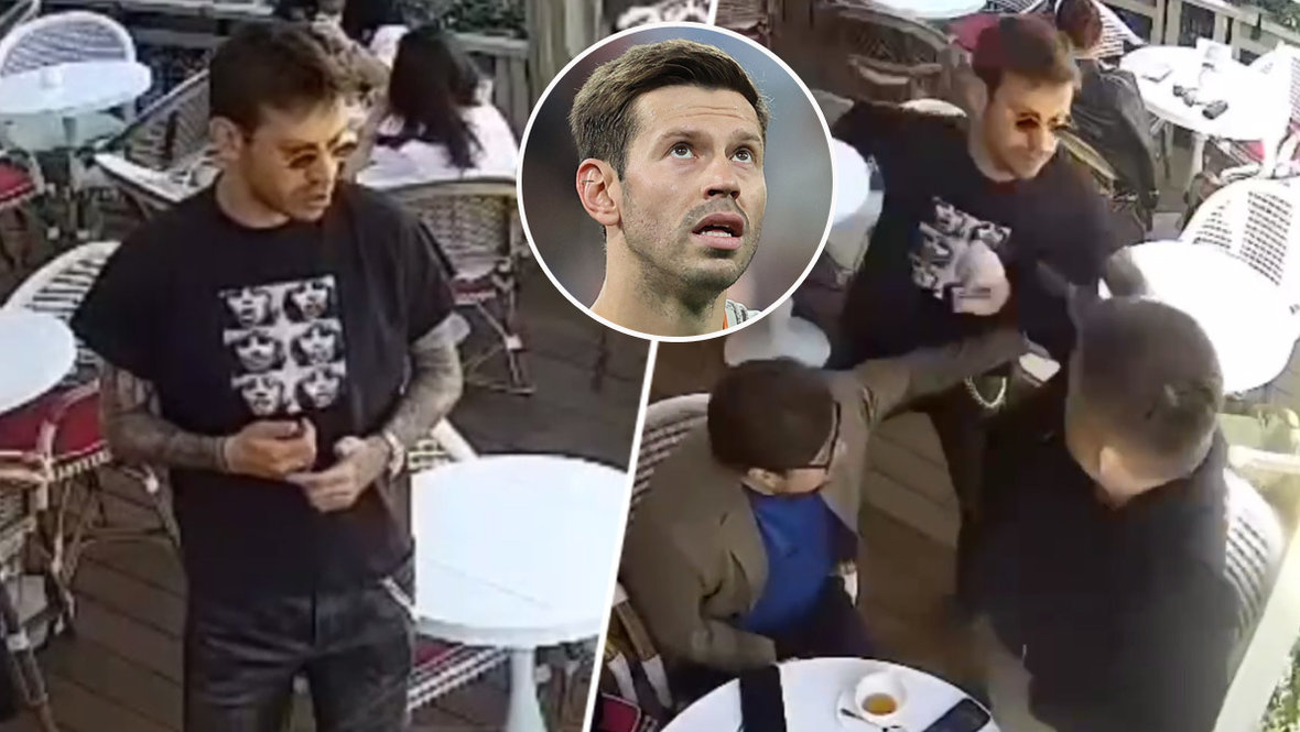 Федор Смолов устроил драку в кафе. Фото: скриншот из видео