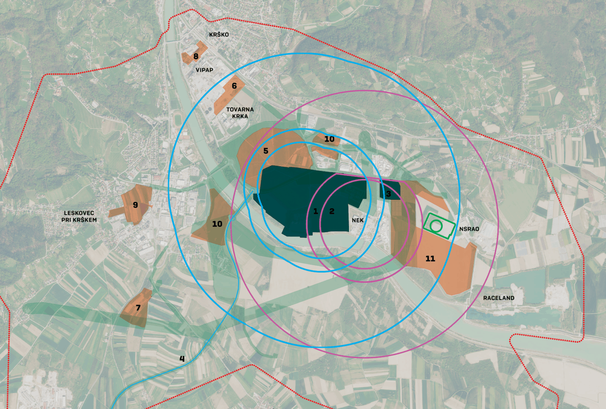 Место расположения новых энергоблоков АЭС "Кршко"  📷
