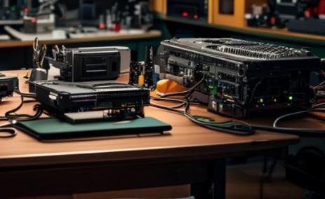 
Утренний кофе и старый магнитофон