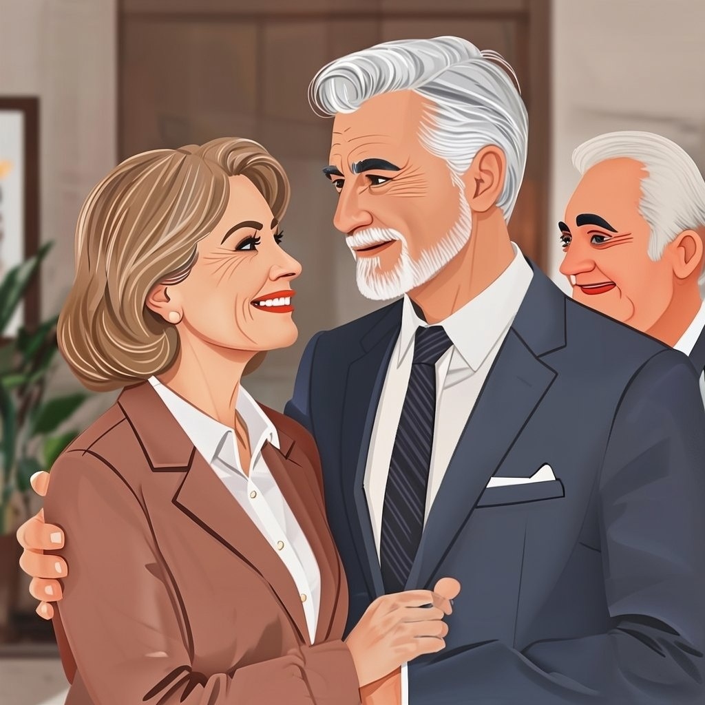 так ИИ видит "отношения" в 50 лет))