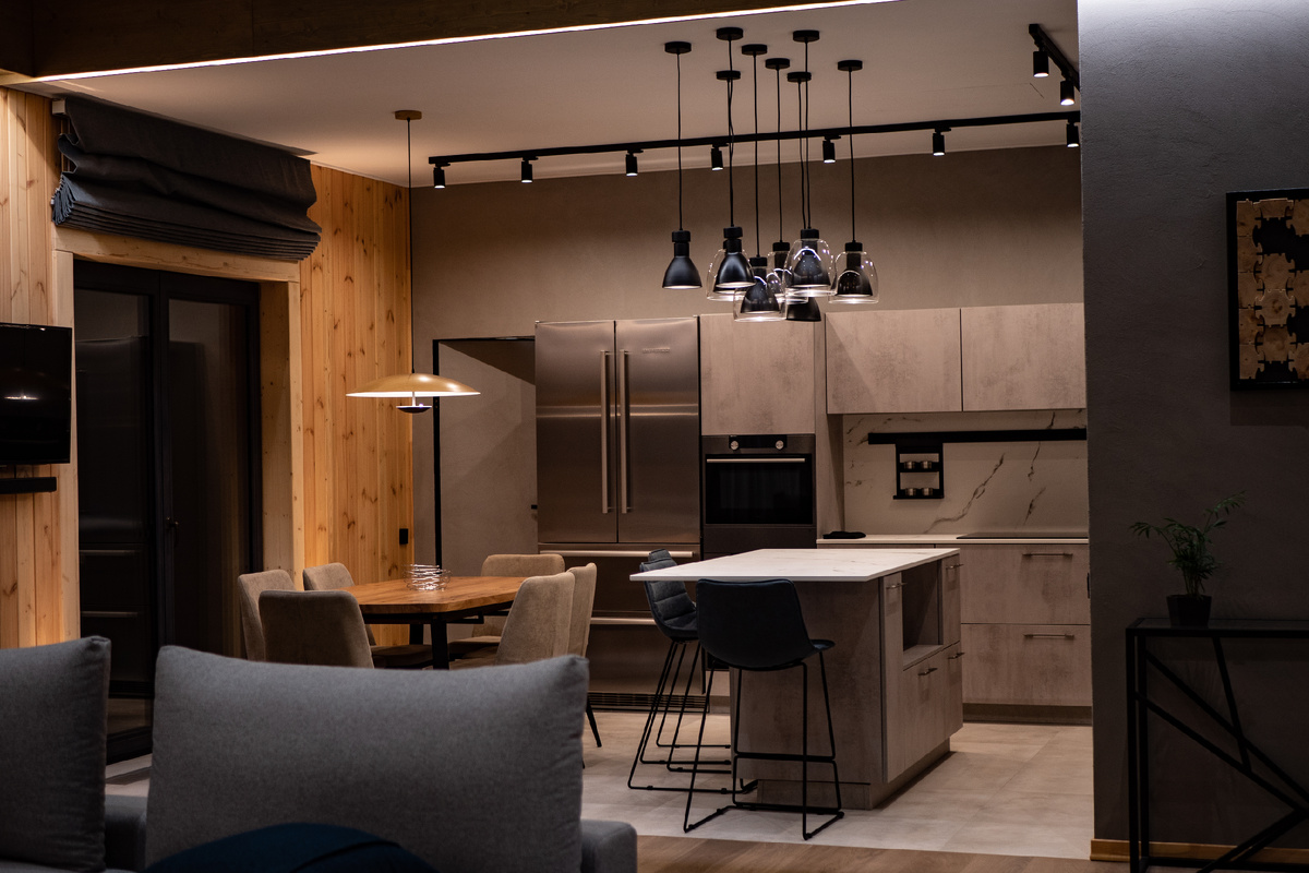 Интерьер кухни-столовой в проекте "Грац" заказчика NATURI