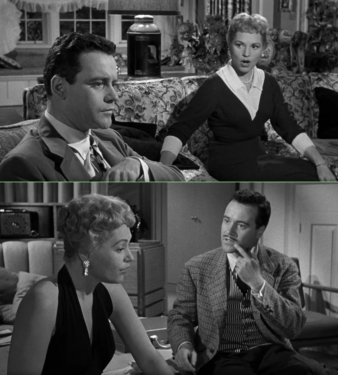 В кинокомедии "Фи" Джек Леммон и Джуди Холлидей сыграли мужа и жену, которые поторопились с разводом