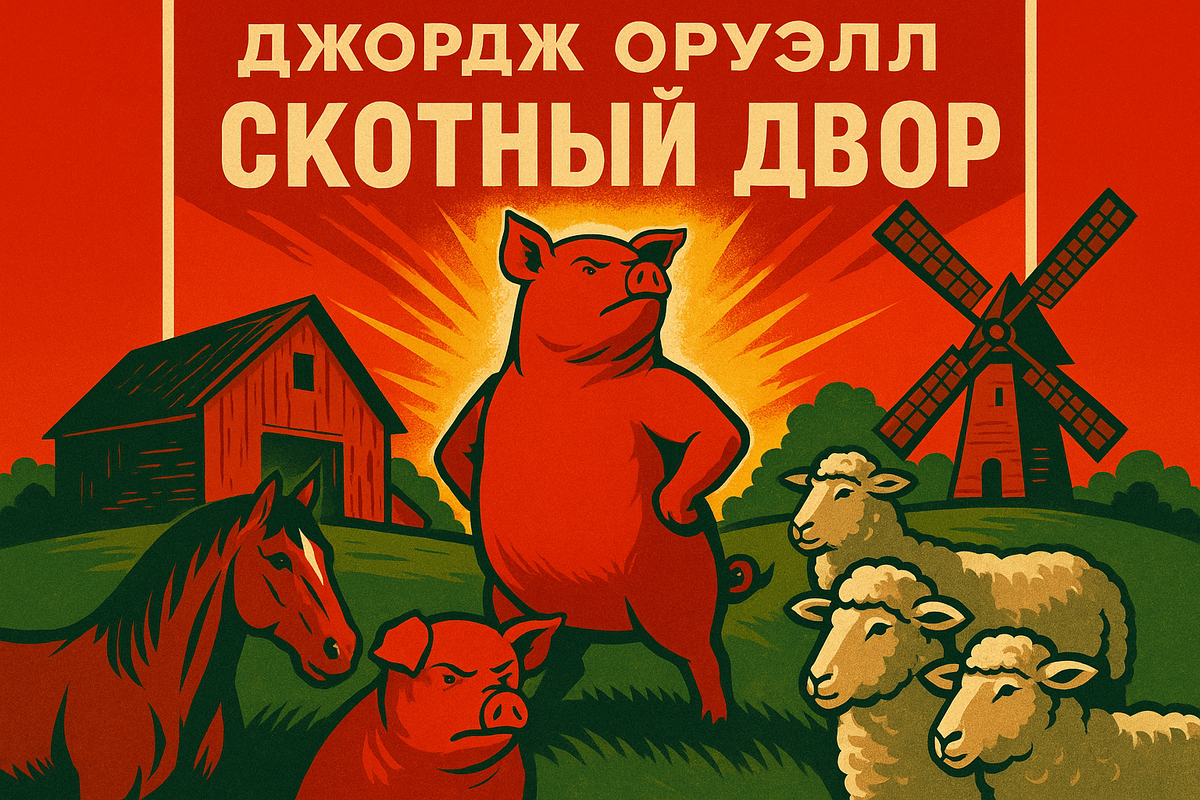 Джордж Оруэлл "Скотный Двор" @the_log_book