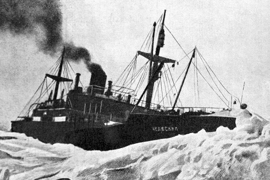 РИА Новости📷Пароход «Челюскин», 25 января 1934 года
