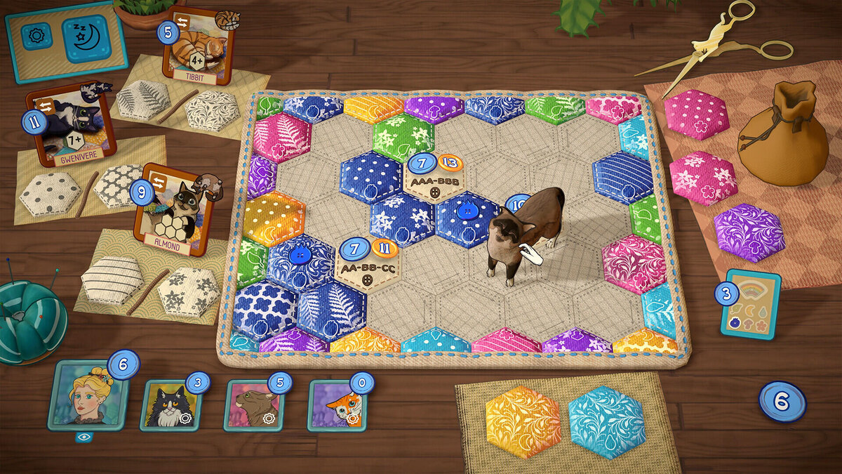    Галерея игры Quilts and Cats of Calico