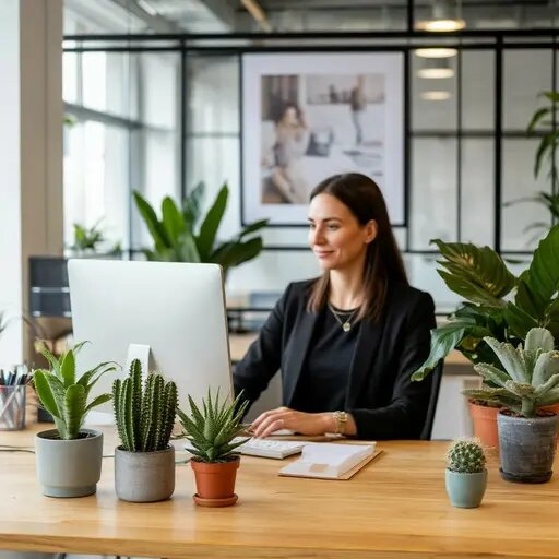   Как выбрать цветы для офиса Вера Курилыч