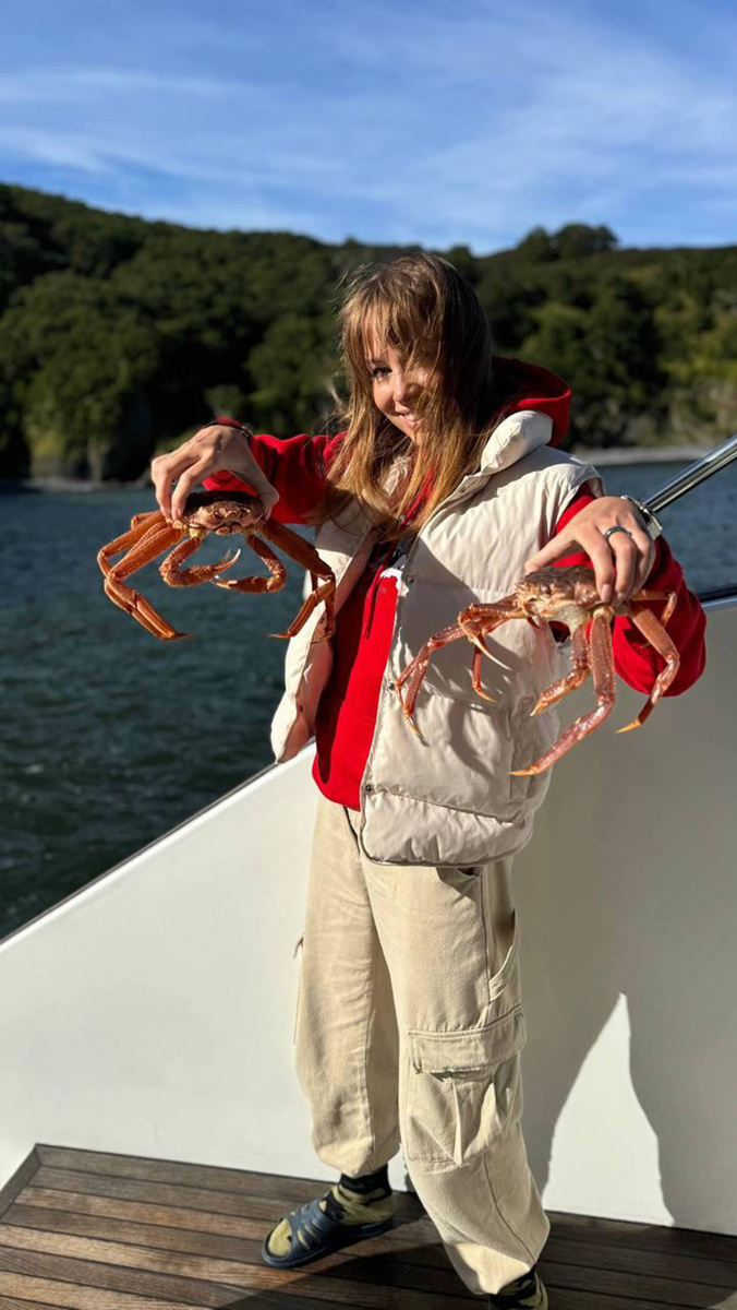 Полина Диброва на Камчатке. Фото: соцсети Полины Дибровой