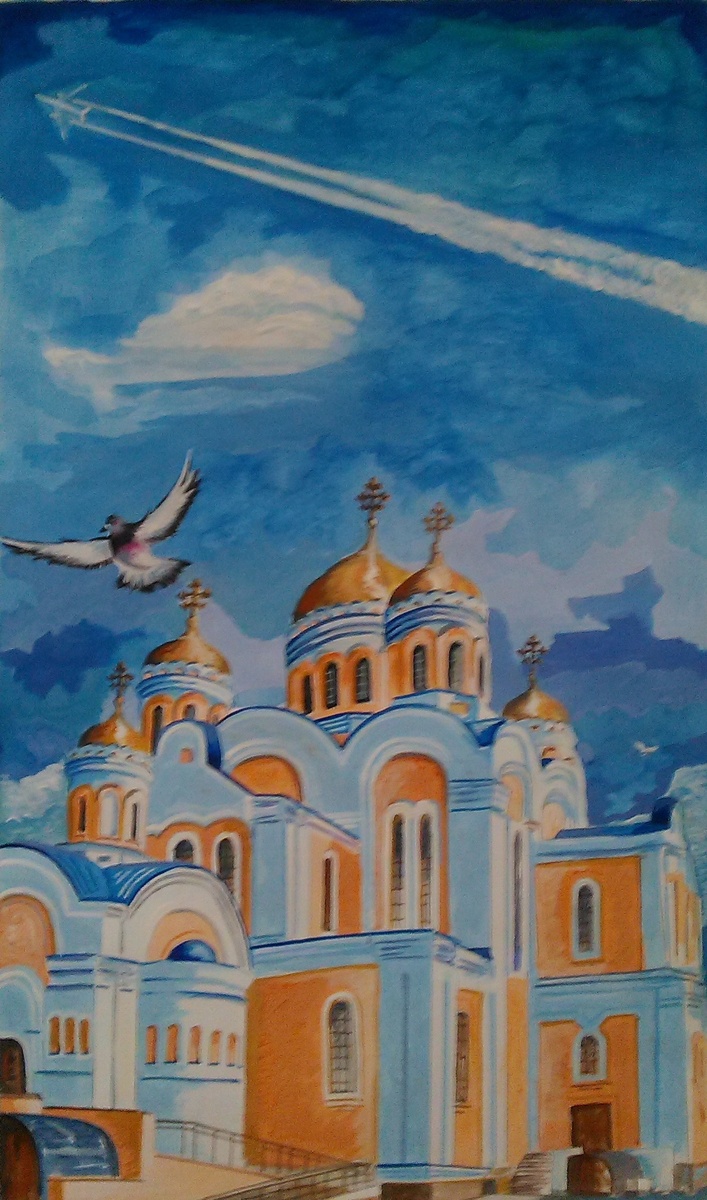 ,, Пути земные и небесные ,, 2025 год . Церковь Божией Матери Умиление в Новокуйбышевске. Из серии ,, Православные храмы России ,,